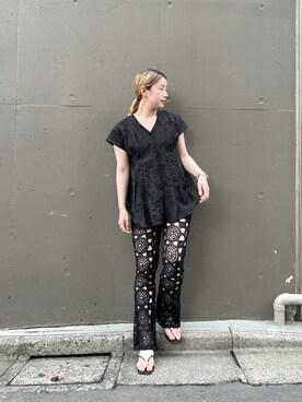 saori shikiさん（レディース・158cm）の夏コーディネート