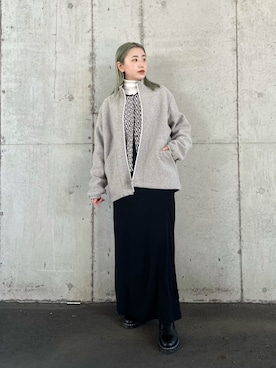 「So_lemn（ソレム）のアイテム」を使った、saori shikiさん（レディース・158cm）の冬コーディネート