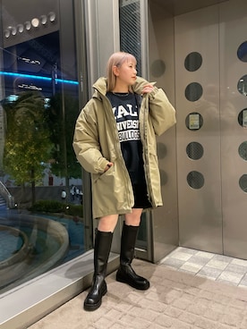 saori shikiさん（レディース・158cm）の冬コーディネート