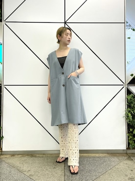 saori shikiさん（レディース・158cm）の夏コーディネート