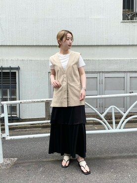 saori shikiさん（レディース・158cm）の夏コーディネート