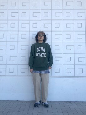 「コーデュロイキャップ」｜Takuyaさん（メンズ・176cm）の秋コーディネート