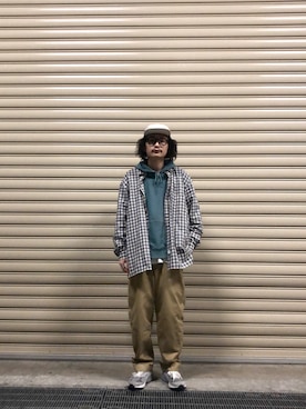 「e.sen（イーセン）のアイテム」を使った、Takuyaさん（メンズ・176cm）の冬コーディネート