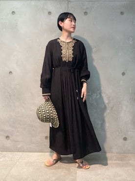 「SALON adam et rope'（サロン アダム エ ロペ）のアイテム（ハット）」を使った、Yuさん（レディース・151cm）の春コーディネート