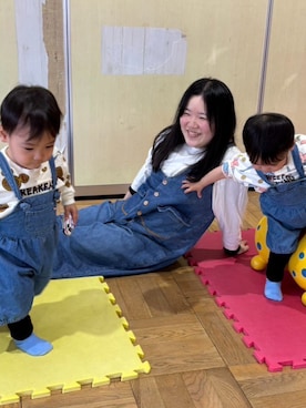 「アイテム（オールインワン・サロペット）」を使った、Chiharuさん（レディース・153cm・30代）の夏コーディネート