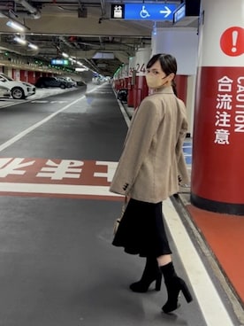 「MANGO（マンゴ）のアイテム（ジャケット/アウター）」を使った、𝙮𝙪𝙠𝙖 さん（レディース・150cm）の春コーディネート