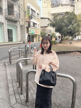 「春スウェット」｜maoさん（レディース・153cm）の春コーディネート