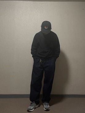 「アイテム（スウェット）」を使った、kinkinさん（メンズ・172cm・30代）の冬コーディネート