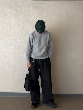 「アイテム（スウェット）」を使った、kinkinさん（メンズ・172cm・30代）の冬コーディネート