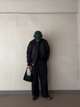 「MONKEY TIME（モンキータイム）のアイテム（パンツ）」を使った、kinkinさん（メンズ・172cm）の冬コーディネート