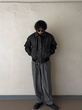 「アイテム（その他アウター）」を使った、kinkinさん（メンズ・172cm・30代）の冬コーディネート