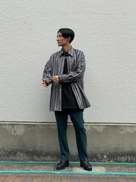 「Lui's（ルイス）のアイテム（ブーツ）」を使った、🏃‍♂️kazu🏌️‍♀️さん（メンズ・177cm）の夏コーディネート