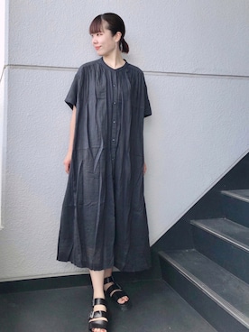 「SILVER BULLET（シルバーバレット）のアイテム（ピアス（両耳用））」を使った、nun.さん（レディース・164cm）の夏コーディネート