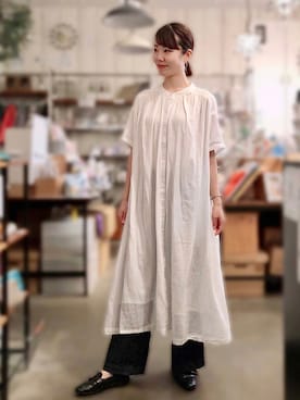 「アイテム（アナログ腕時計）」を使った、nun.さん（レディース・164cm）の秋コーディネート