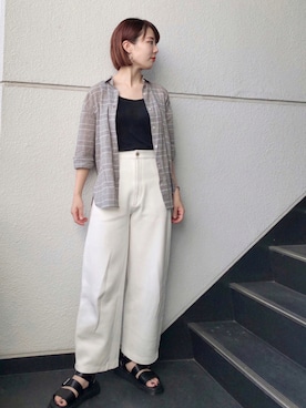 nun.さん（レディース・164cm）の夏コーディネート