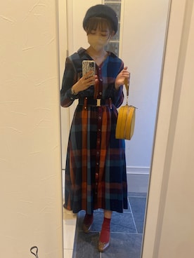 「Chapeau d' O（シャポードオー）のアイテム」を使った、こゆさん（レディース・162cm）の秋コーディネート