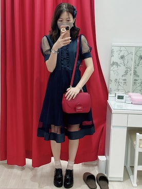「abc une face（アーベーセーアンフェイス）のアイテム（ワンピース/ドレス）」を使った、こゆさん（レディース・162cm）の夏コーディネート