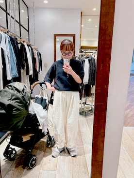 「アイテム（その他パンツ）」を使った、mmmさん（レディース・160cm・30代）の秋コーディネート