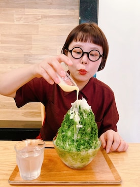 「LAATO（ラート）のmosa knit skirt（スカート）」を使った、mmmさん（レディース・160cm・30代）の夏コーディネート