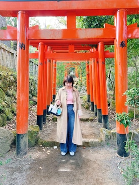 「L.L.Bean（エルエルビーン）のアイテム」を使った、mmmさん（レディース・160cm）の冬コーディネート