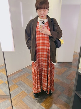 「Kastane（カスタネ）のアイテム（ジャケット/アウター）」を使った、mmmさん（レディース・160cm）の春コーディネート