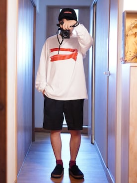 「アイテム（サンダル）」を使った、dosei72さん（メンズ・168cm）の秋コーディネート