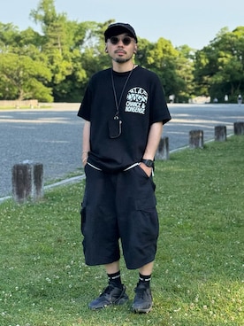 dosei_モノトーンコーデさん（メンズ・168cm）の夏コーディネート