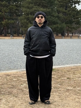 dosei_モノトーンコーデさん(メンズ・168cm)の冬コーディネート