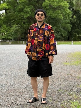 dosei_モノトーンコーデさん（メンズ・168cm）の夏コーディネート