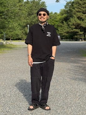 dosei_モノトーンコーデさん（メンズ・168cm）の夏コーディネート