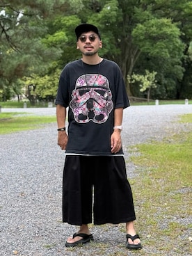 dosei_モノトーンコーデさん（メンズ・168cm）の夏コーディネート