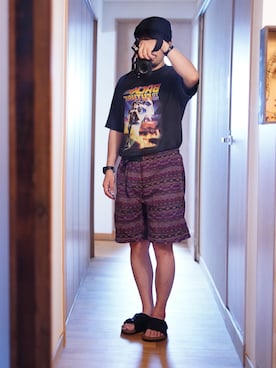 「RACAL（ラカル）の＜Racal＞ サマー ニットロール ワッチ（ニットキャップ/ビーニー）」を使った、dosei72さん（メンズ・168cm・30代）の夏コーディネート