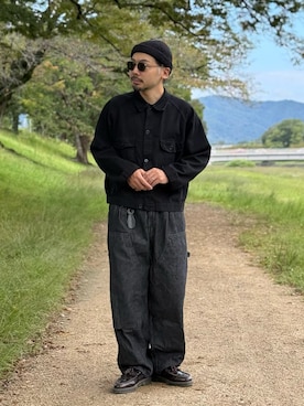 dosei_モノトーンコーデさん(メンズ・168cm)の秋コーディネート