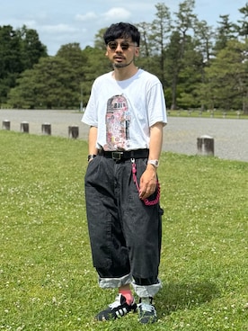 dosei_モノトーンコーデさん（メンズ・168cm）の春コーディネート