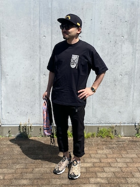 「NATAL DESIGN（ネイタルデザイン）のアイテム（帽子）」を使った、dosei72さん（メンズ・168cm）の夏コーディネート