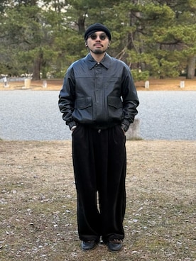 dosei_モノトーンコーデさん（メンズ・168cm）の冬コーディネート