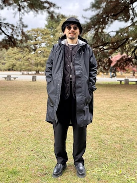 「アイテム（シューズ）」を使った、dosei72_モノトーンおじさんさん（メンズ・168cm・30代）の冬コーディネート