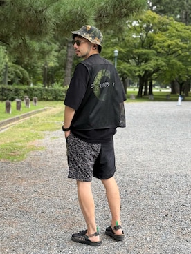 「TOKYO CULTUART by BEAMS（トウキョウカルチャートバイビームス）のアイテム」を使った、dosei_モノトーンコーデさん（メンズ・168cm）の夏コーディネート