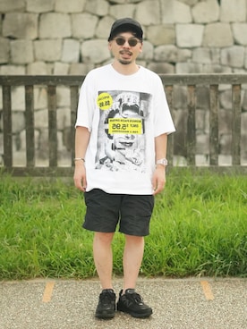 「アイテム（トップス）」を使った、dosei72さん（メンズ・168cm・30代）の夏コーディネート