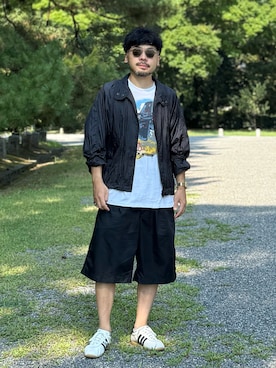 「CASIO(カシオ)のアイテム」を使った、dosei_モノトーンコーデさん(メンズ・168cm)の夏コーディネート