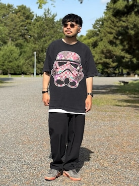 「TOKYO CULTUART by BEAMS（トウキョウカルチャートバイビームス）のアイテム」を使った、dosei_モノトーンコーデさん（メンズ・168cm）の春コーディネート