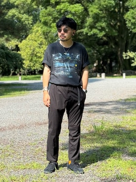 「SHIPS（シップス）のアイテム」を使った、dosei_モノトーンコーデさん（メンズ・168cm）の夏コーディネート