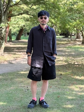「TOKYO CULTUART by BEAMS（トウキョウカルチャートバイビームス）のアイテム」を使った、dosei_モノトーンコーデさん（メンズ・168cm）の夏コーディネート