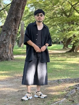 dosei_モノトーンコーデさん(メンズ・168cm)の夏コーディネート
