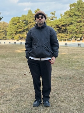 「JOURNAL STANDARD relume（ジャーナルスタンダード　レリューム）のアイテム」を使った、モノトーンコーデおじさんさん（メンズ・168cm）の冬コーディネート