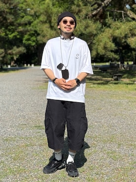 dosei_モノトーンコーデさん（メンズ・168cm）の春コーディネート