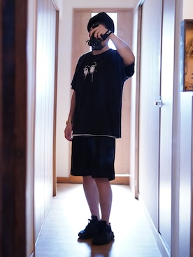 「アイテム（ニットキャップ/ビーニー）」を使った、dosei72さん（メンズ・168cm）の夏コーディネート