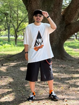 「TOKYO CULTUART by BEAMS（トウキョウカルチャートバイビームス）のアイテム」を使った、dosei_モノトーンコーデさん（メンズ・168cm）の夏コーディネート