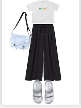 「UMBRO（アンブロ）のアイテム」を使った、wearjilさん（レディース・156cm）の夏コーディネート