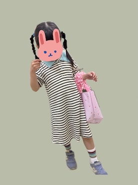 「pairmanon（ペアマノン）のアイテム」を使った、aromekko1212さん（レディース・110cm）の春コーディネート